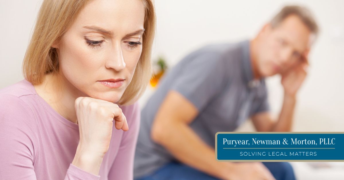 Man and woman considering about divorce